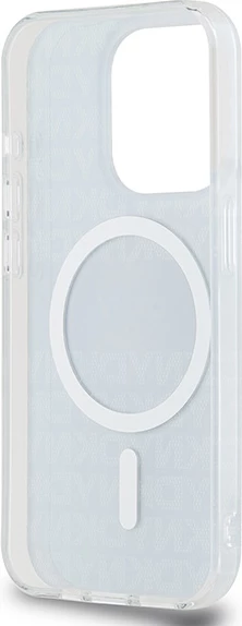 Ovitek DKNY IML Mono & Stripe MagSafe za iPhone 13 Pro Max, črn