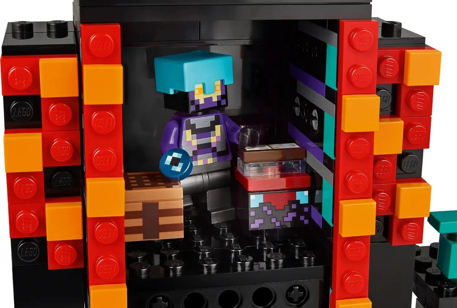 Kula Enderman LEGO Minecraft 21279, 2 minifigi, za otroke 9+