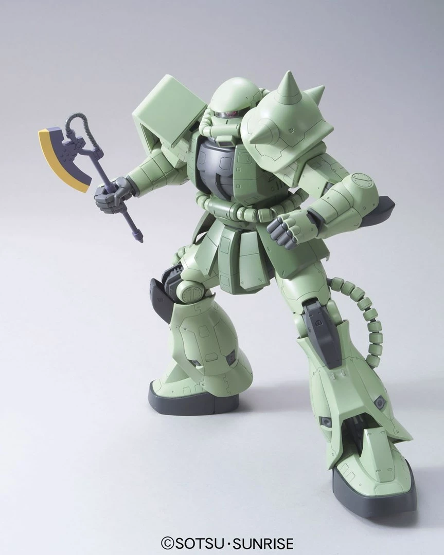 Model za sestavljanje ZAKU II 1/48, zelen, Bandai