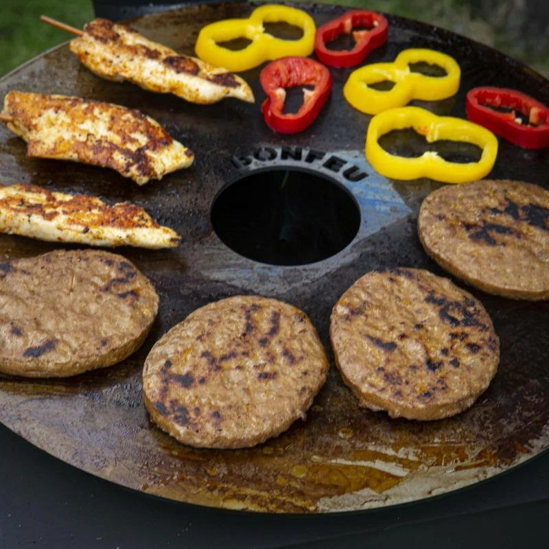 Plošča za plancha za žar Bonfeu, črna