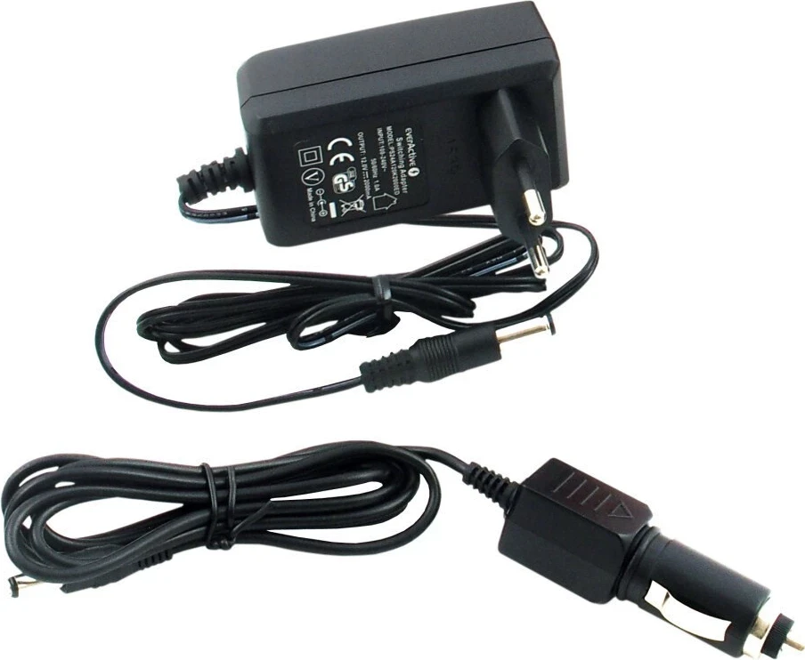 Polnilnik za baterije everActive NC-1600, črn