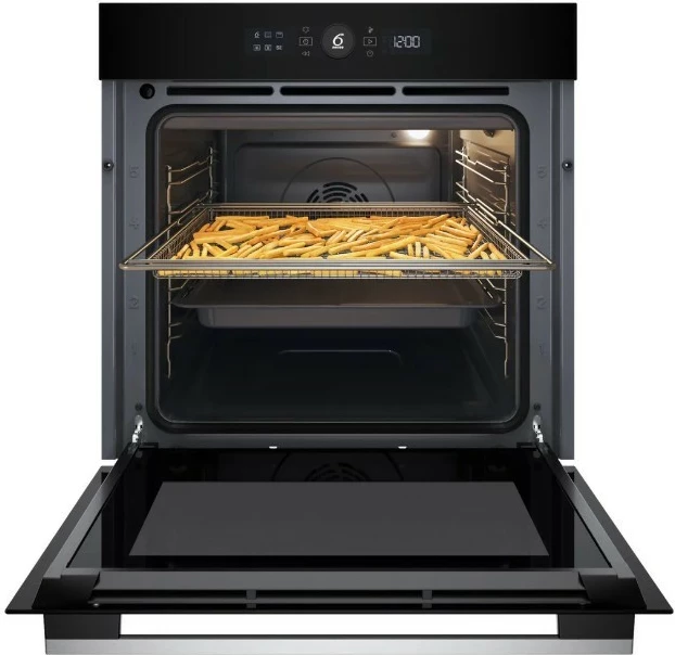 Električna pečica 73 L, Whirlpool WOI5S8HM1SXA, črno/inoX