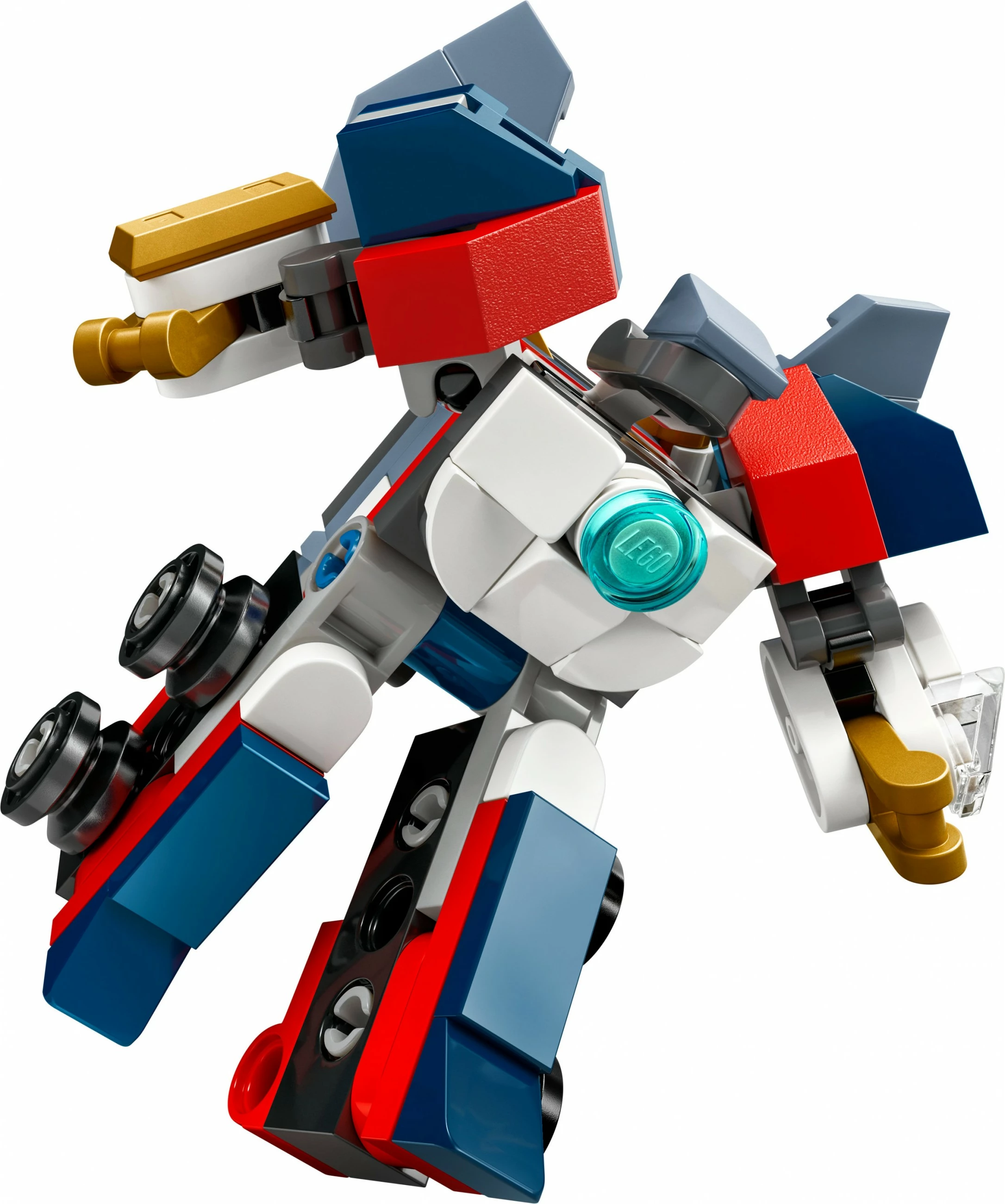 Mini-Kombi-Mech gradbeni set, LEGO Ninjago 30699, 80 kosov, večbarven