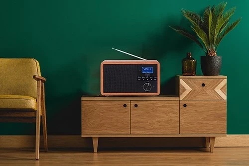 Digitalni prenosni radio Adler AD 1184, rjav, črn