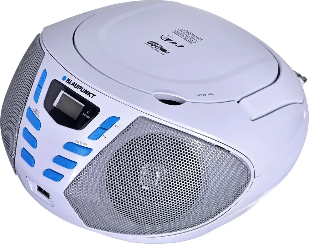 Prenosni stereo Blaupunkt BB7-WH, FM, siv