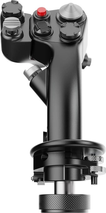 Ročica za simulacijo letenja Moza Racing MH16, aluminij, črna