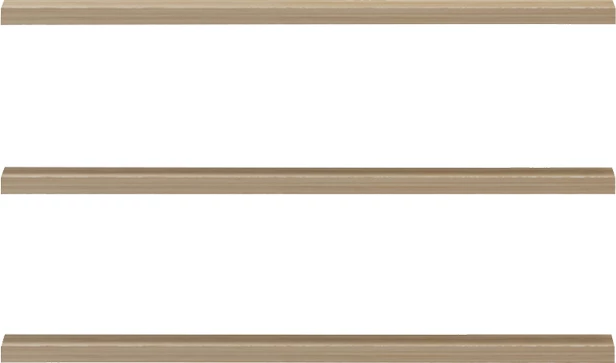 Stenska polica, barva sonoma, 60 x 14,5 x 1,8 cm