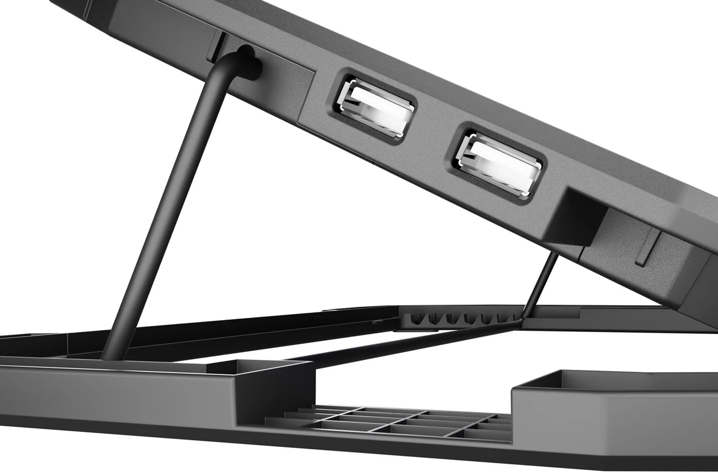 Hlajenje stojalo za prenosnik Natec, 15,6'' / 17'', črno