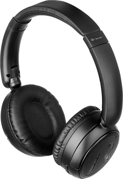 Brezžične slušalke Tracer Mobile Super BT, Bluetooth 5.1, mikrofon, črne