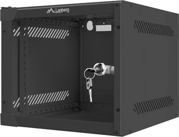 Stenska ohišje 10-inch, 4U, jeklo, črno Lanberg WF10-2304-10B
