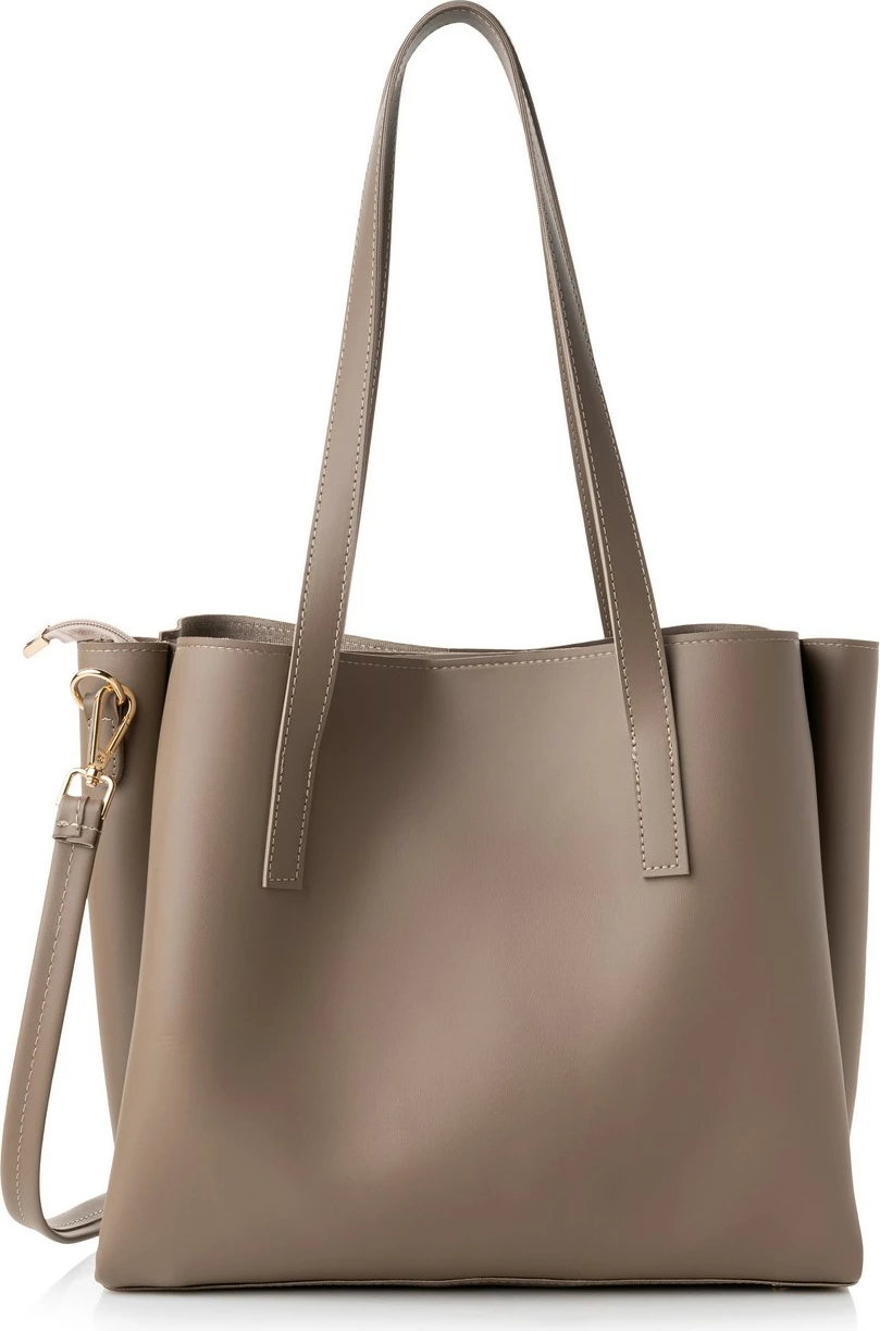 Tote torba Lucky Bees 1257, temno mink