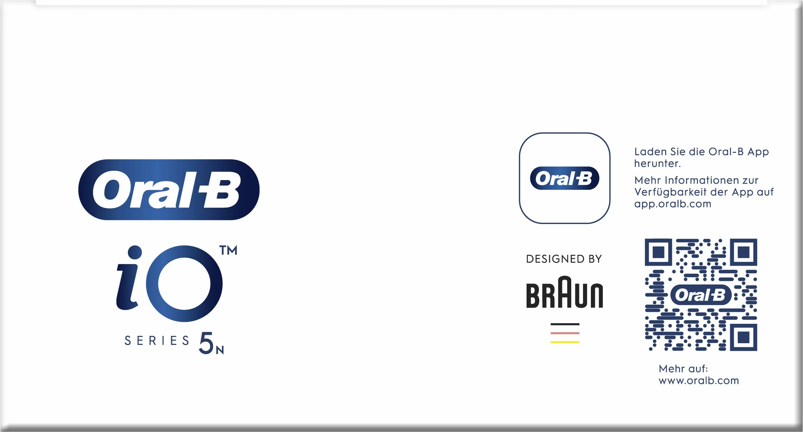 Električna zobna ščetka iO Series 5, 5 načinov čiščenja, bela - Oral-B