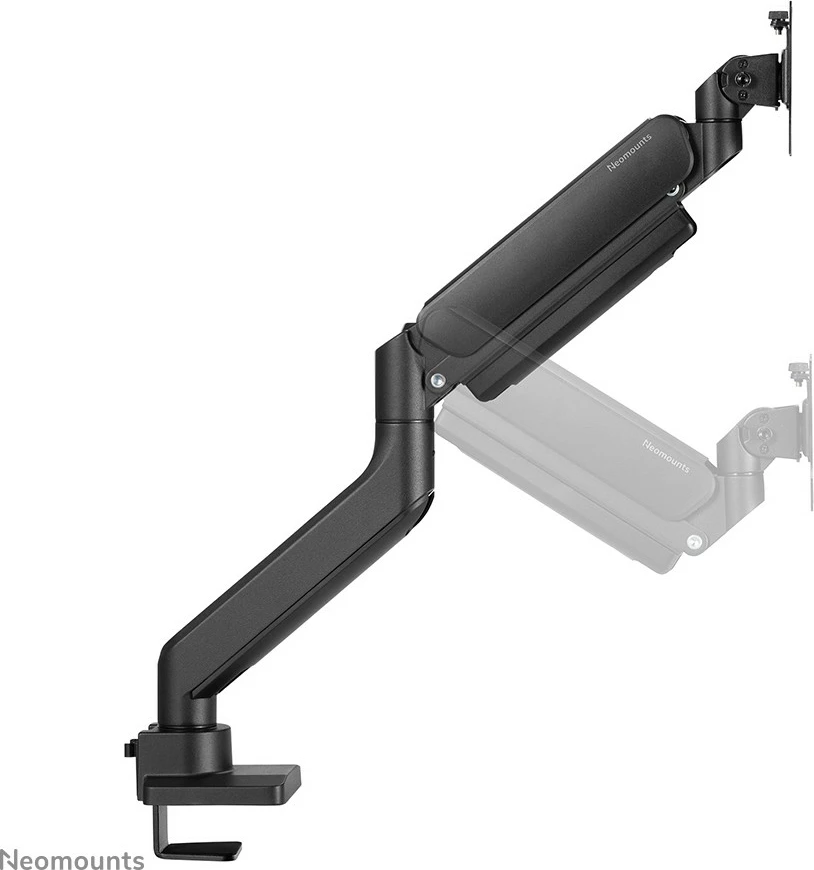 Nastavljiv nosilec za monitor Neomounts DS70-450BL1, plinska vzmet, 17–42 palcev, 15 kg, črn