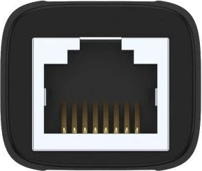 Adapter za omrežje RJ-45 na RJ-45, Cat6, črn UNITEK A1026BK