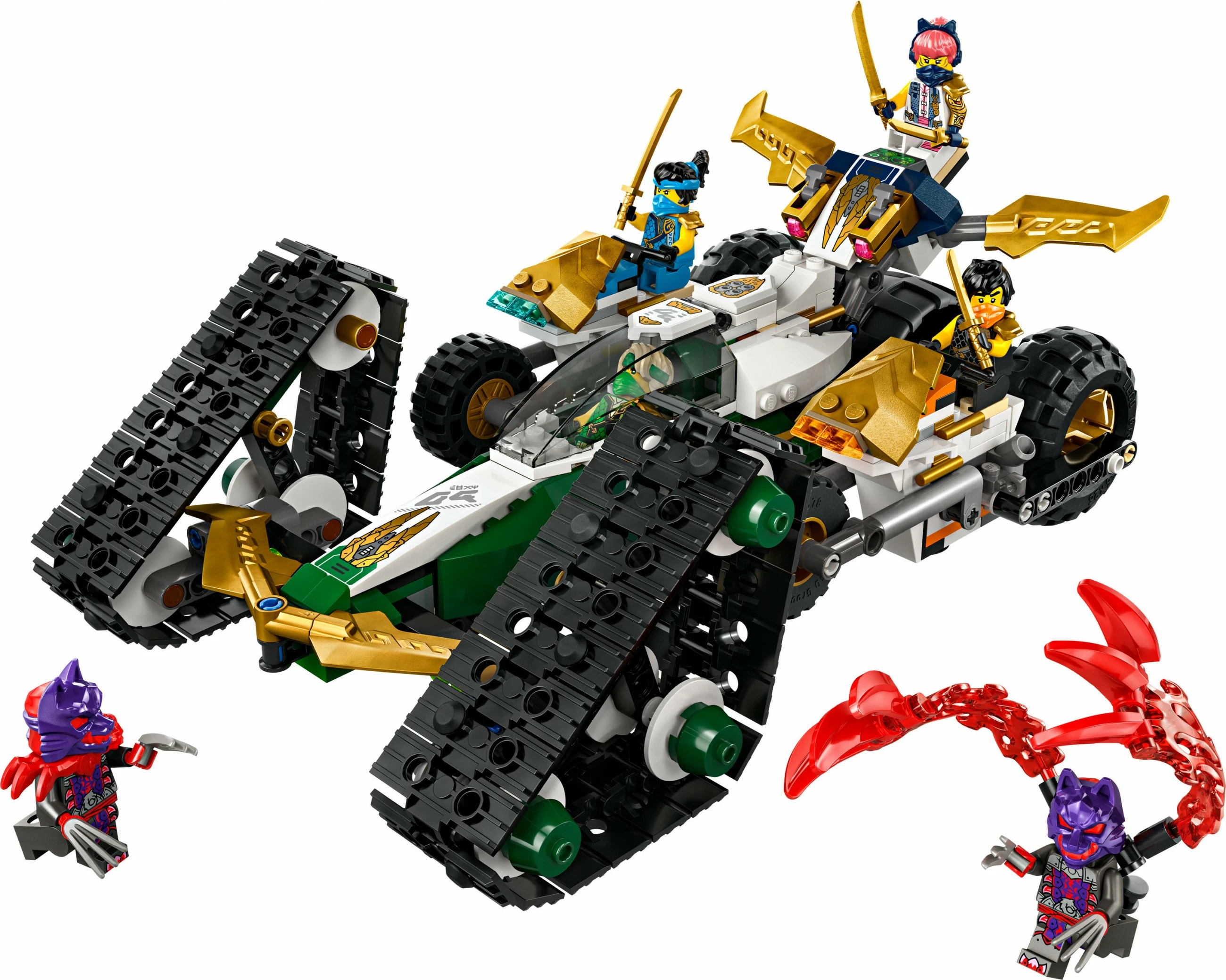 Kombinirano vozilo Ninjago Ninja Team LEGO 71820, večbarvno