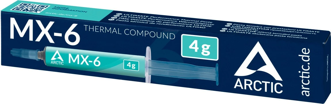 Termična pasta MX-6 ULTIMATE ARCTIC, 4 g, siva