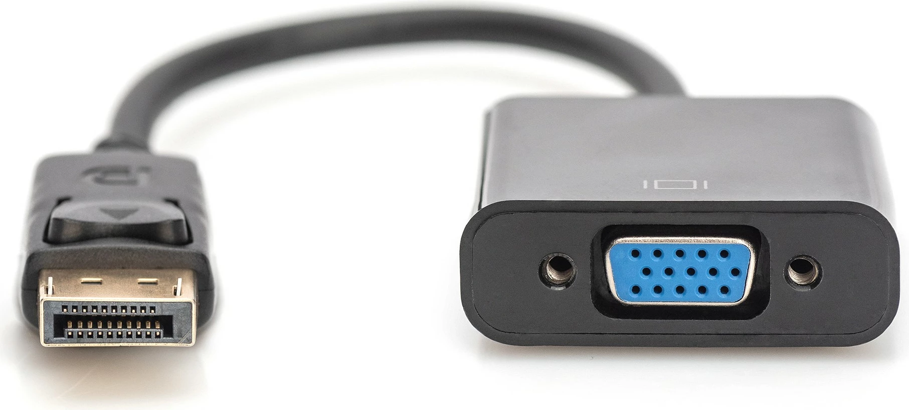 Adapter DisplayPort na VGA Digitus, 0,15 m, črn
