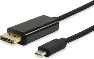 Kabel USB Type-C na DisplayPort Equip 1,8 m, črn