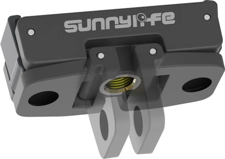 Magnetni adapter za hitro namestitev Sunnylife AD691 za DJI Osmo Action 2/3/4/5 Pro, črn