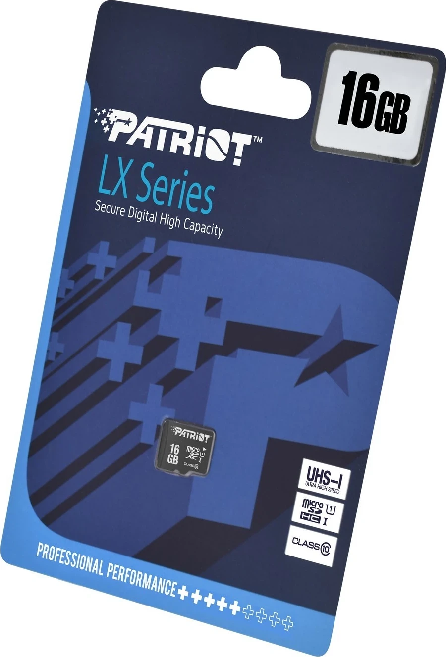 Pomnilniška kartica Patriot LX, 16GB microSDHC Class 10 UHS-I