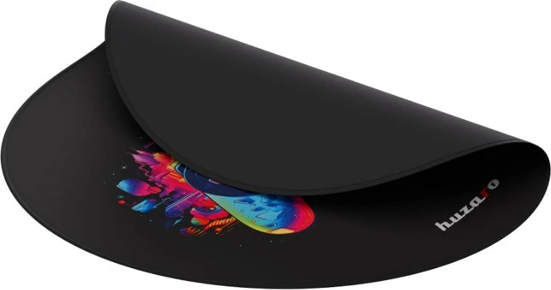 Okrogla preproga za stol Huzaro FloorMat 7.0, 1200 mm, gumijasta, črna