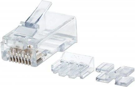 RJ45 Cat6a UTP konektorji, transparentni — Intellinet