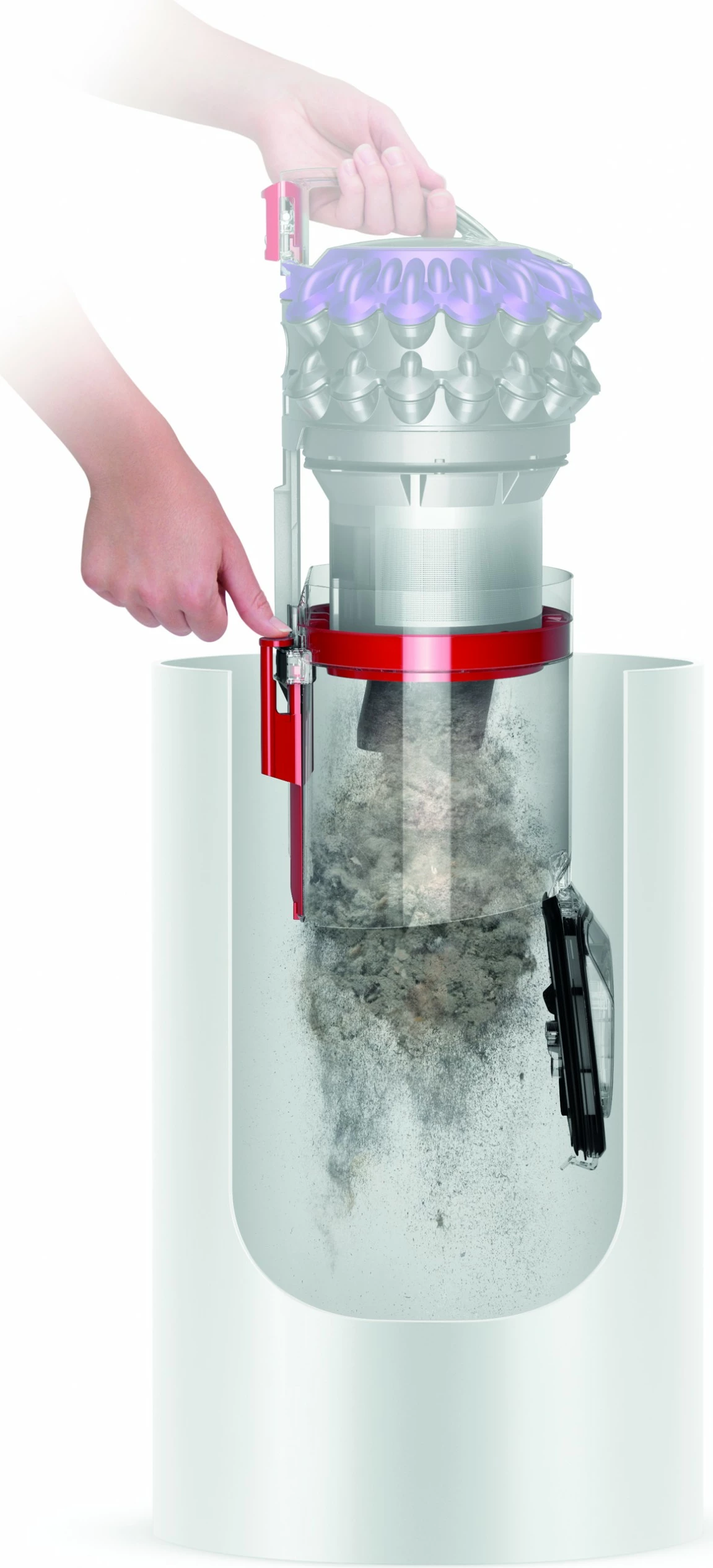 Sesalnik Big Ball Parquet 2 Dyson, 600 W, 1,5 L, srebrna/vijolična