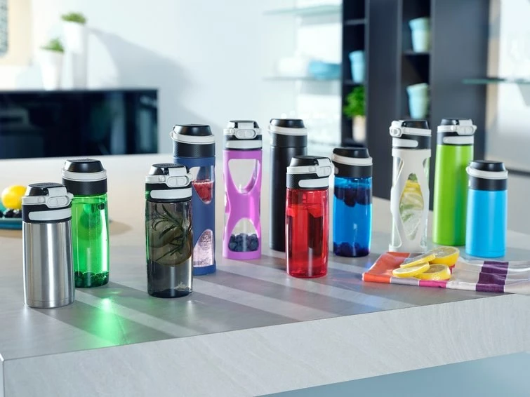 Termos za potovanje 600 ml, LEIFHEIT 3277, zeleno/črn