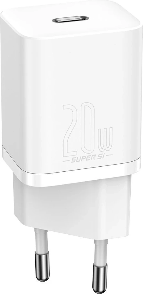 Hitri polnilec Baseus Super Si Quick Charger 1C 20W, bel