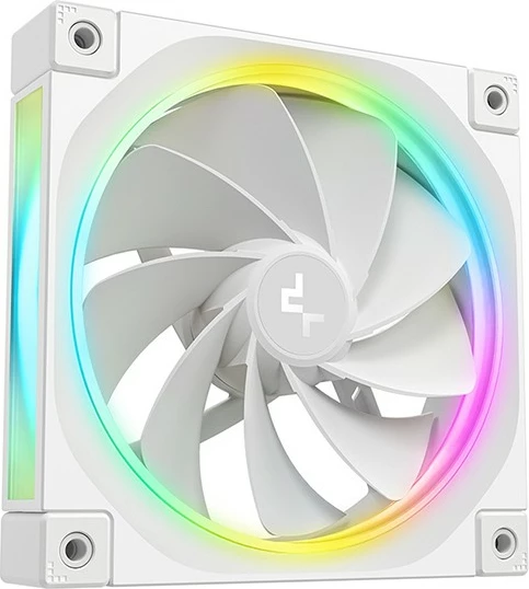 Ventilatorji Deepcool FL12R WH-3 IN 1, 120 mm, ARGB, set 3 kos, beli