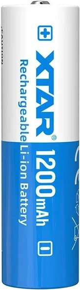 Polnilna baterija XTAR 14500-1200, 1200 mAh, Li-Ion, 3,7V, 1 kos