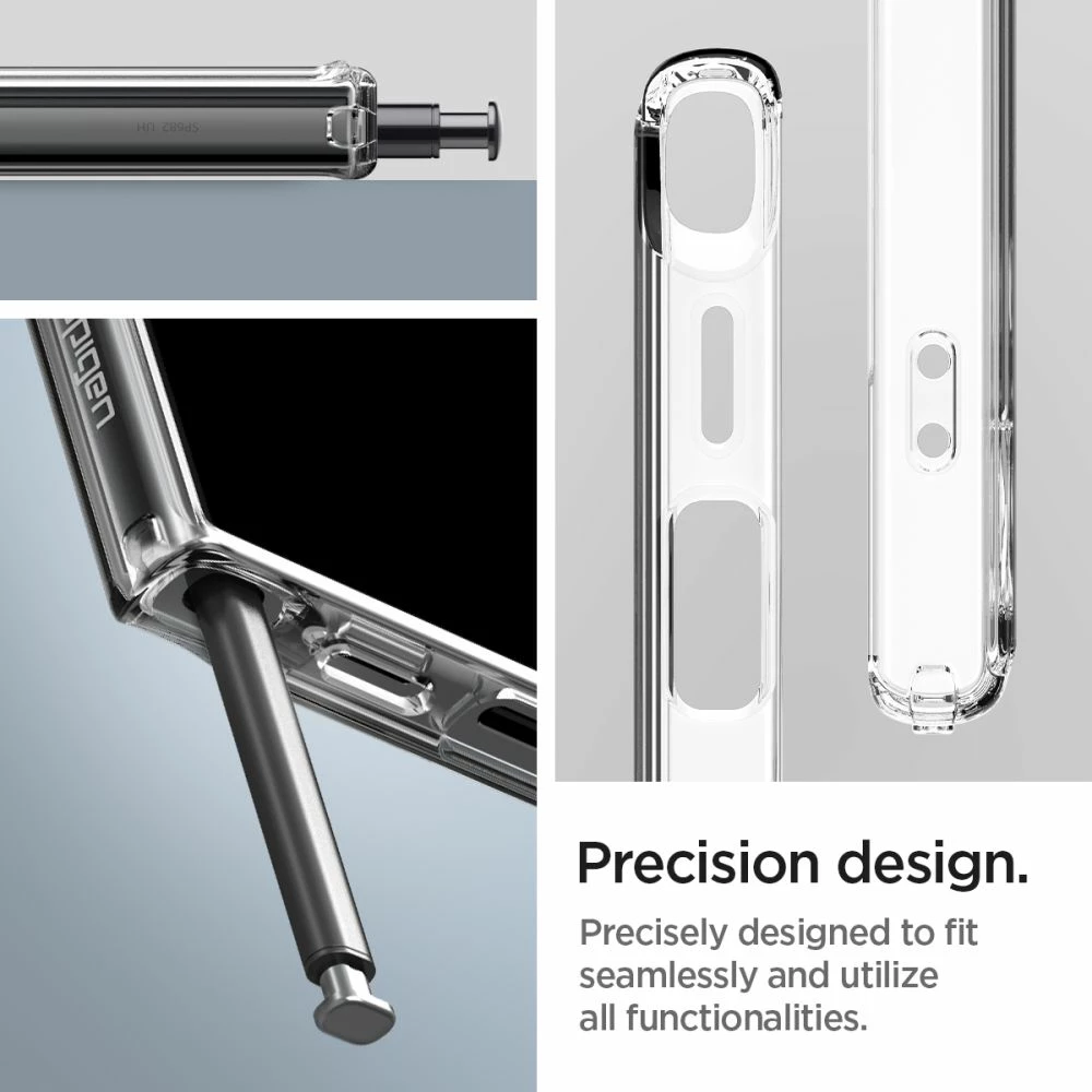 Prozoren ovitek za telefon Spigen Ultra Hybrid za Samsung Galaxy S24 Ultra