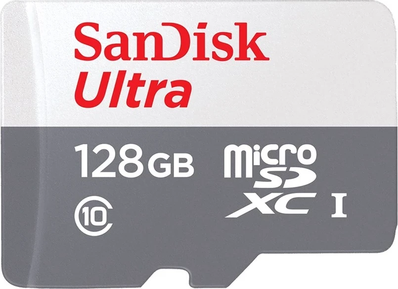 MikroSD kartica, 128 GB, UHS-I, Sandisk, siva