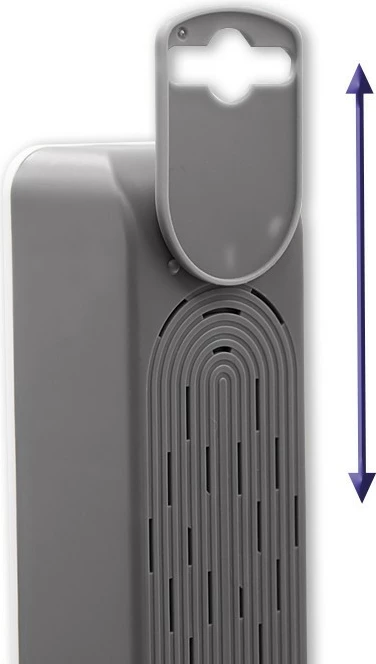 Razdelilec Qoltec 50292 s 6 vtičnicami, 1,8 m, belo-siv