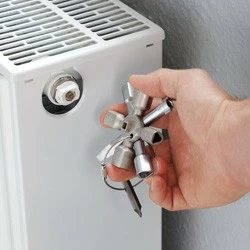 Multifunkcijski ključ Knipex 00 11 01, inox, 10 profilov, 2 križa, 1 ključ