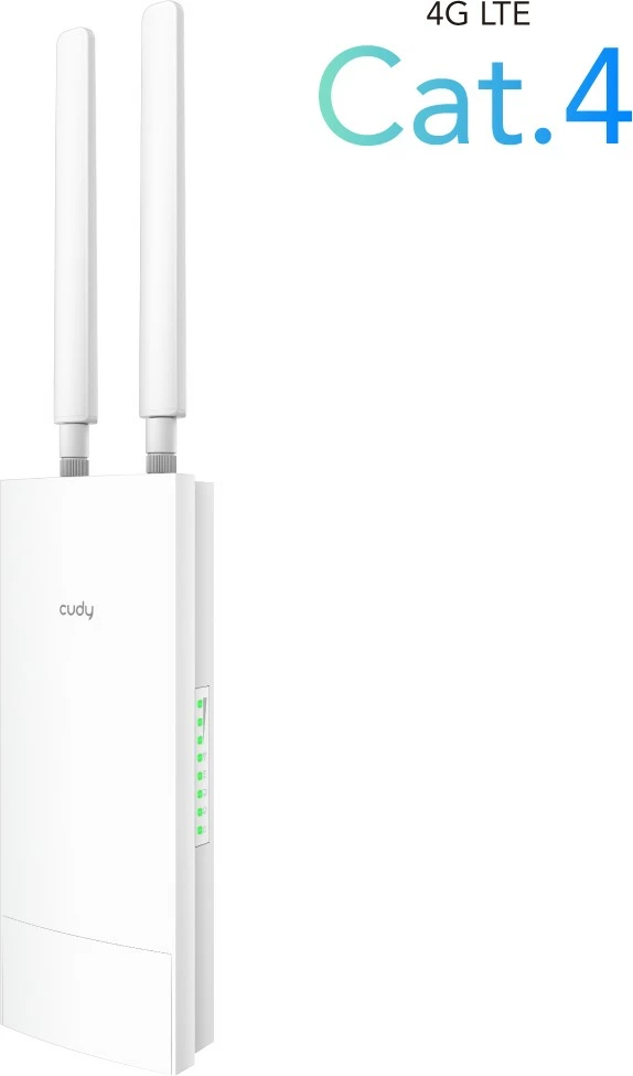 Zunanjši router Cudy LT500, 4G LTE, AC1200, nanoSIM, bel