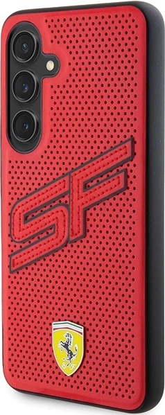 Ovitek za telefon Ferrari Big SF Perforated za Samsung Galaxy S24, rdeč
