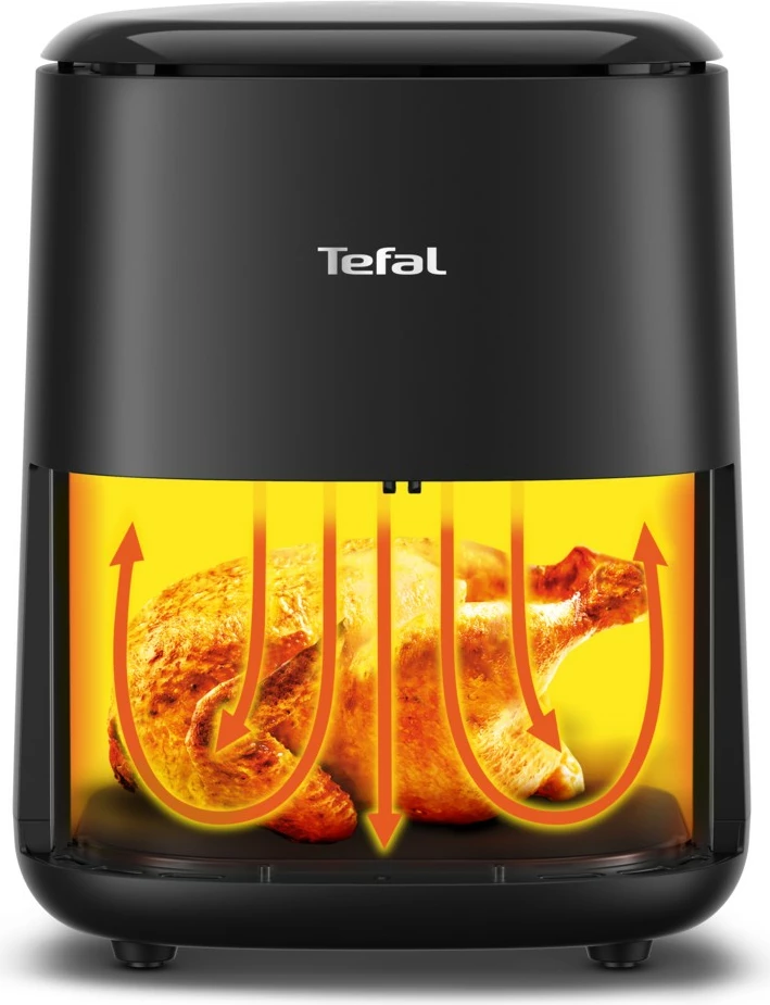 Friteza na vroči zrak Tefal Easy Fry EY145810, 3 L, črna