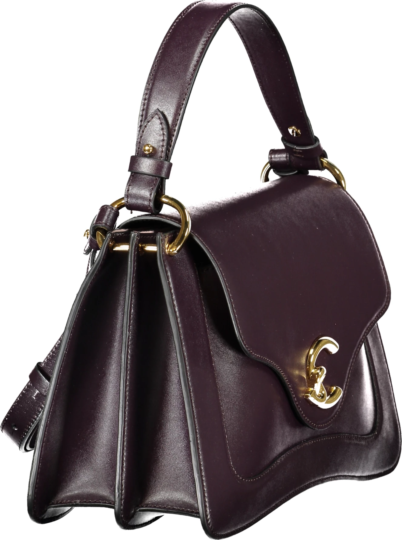 Torba za ženske COCCINELLE C-ME CALF BAG, vijolična