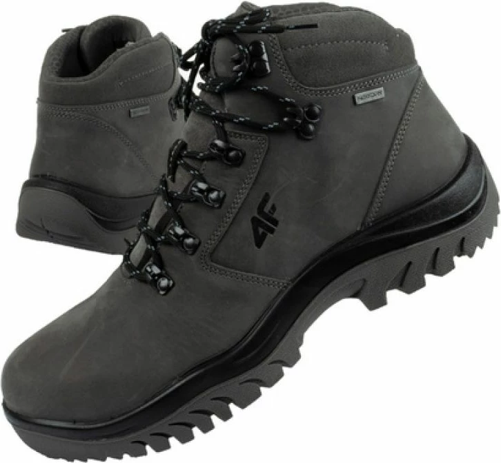 Trekking čevlji za moške 4F, črni