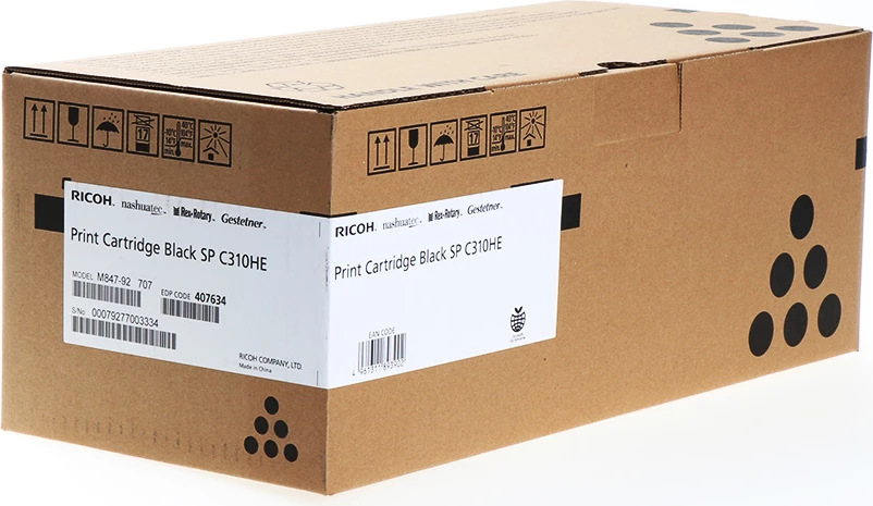 Toner kartuša SPC310 Ricoh 407634, 6500 strani, XL, črn