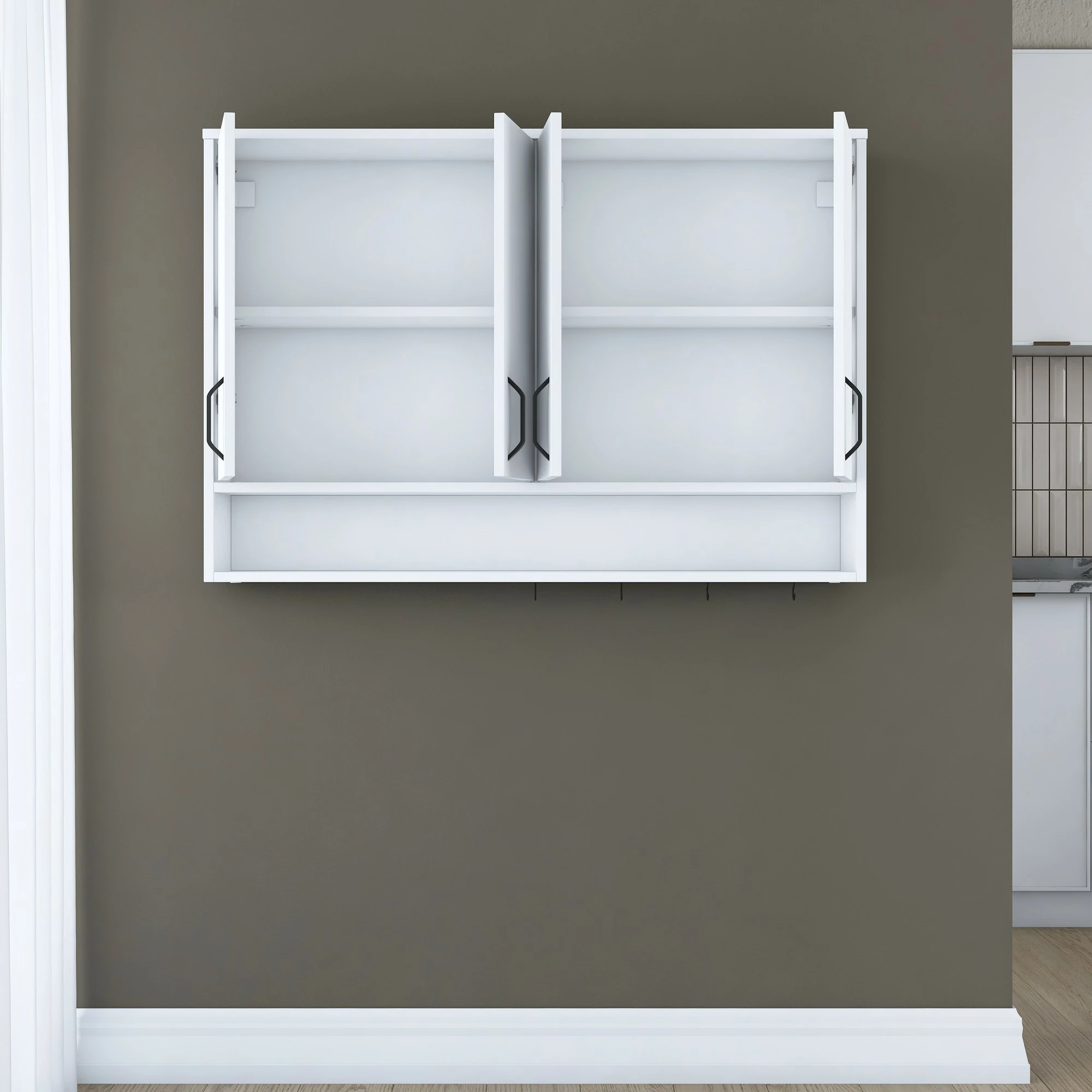 Stenska omarica Skye Decor JE199 - 3812, bela