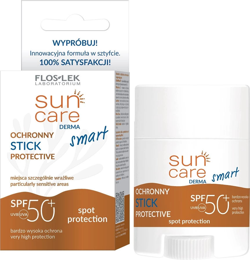 Zaščitni stik za sončenje SPF50+ Floslek Derma Protective Stick, 20 g