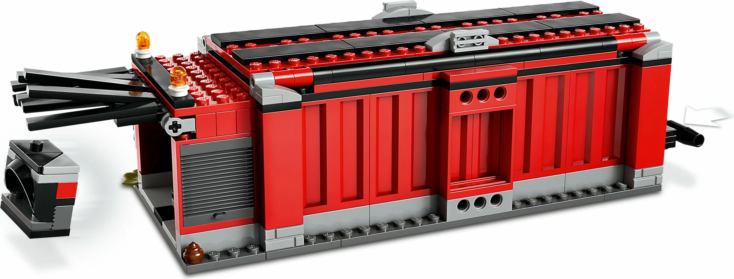 Set za sestavljanje s smetiščem in avtomobili LEGO City 60472, 871 kos, večbarven