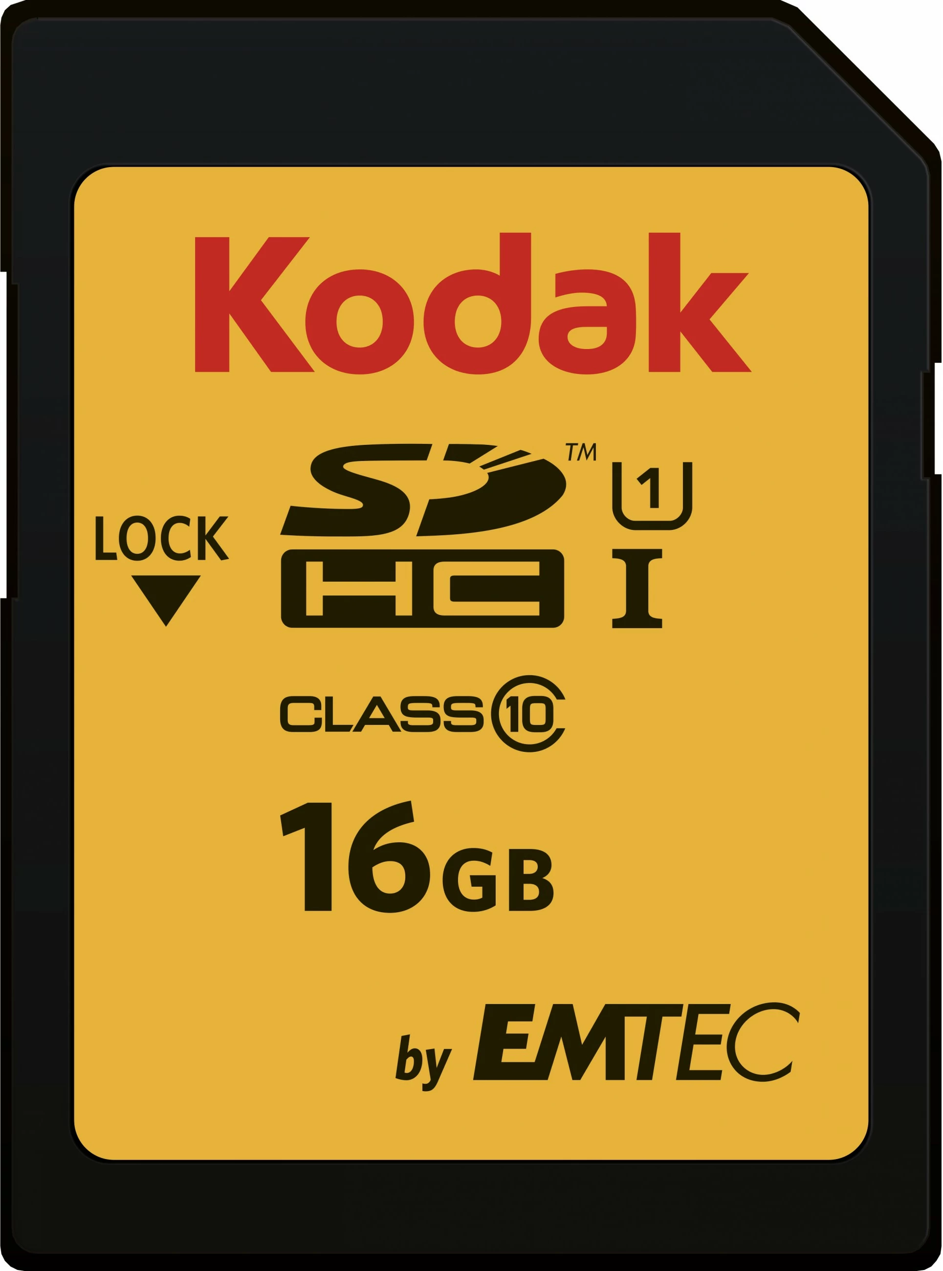 Kartica pomnilnika 16GB SDHC Class 10 UHS-I, črna Kodak