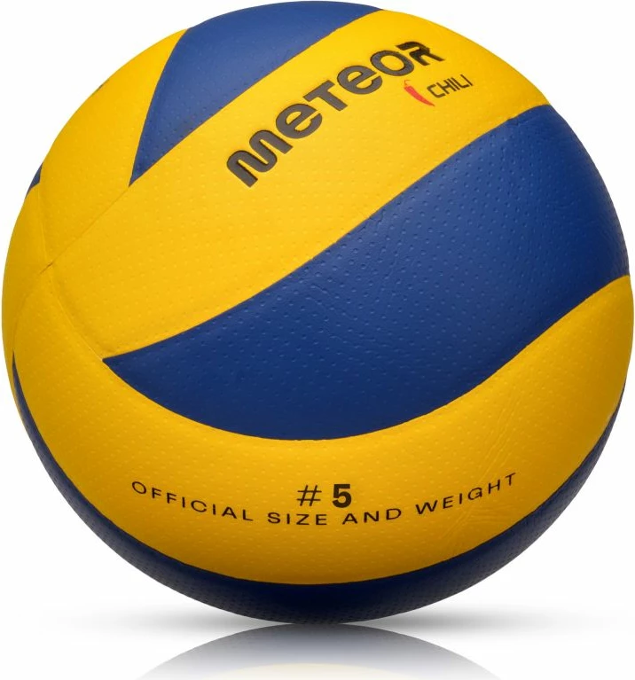 Volejbalna žoga Meteor za moške/ženske, modro-rumena