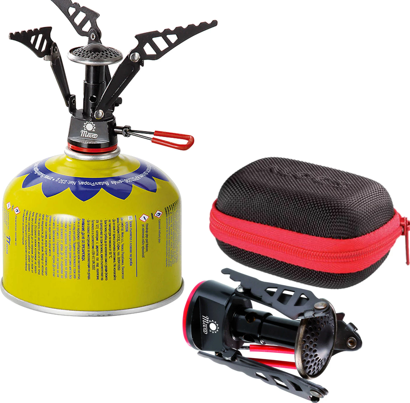 Kampirna štedilnik Meva SPARK KP14001, 80 g, 2,6 kW, kovina, črn