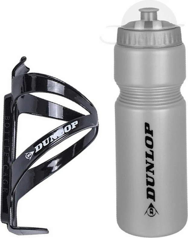 Steklenica za večšportno uporabo 750 ml, Dunlop, s priročnim ročajem, siva