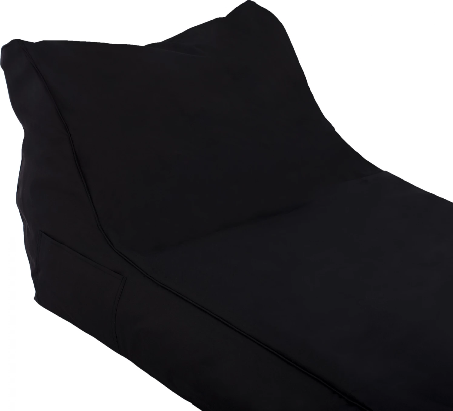 Tanea pouf v črni barvi z UV zaščito 190x80x60 cm