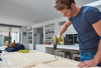 Akumulatorski vrtalnik‑vijač, Ryobi R18DD3-0, 18 V, brez baterije, zelen